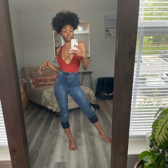 Rusty Red Bodysuit Tanktop - Picture 14 of 16